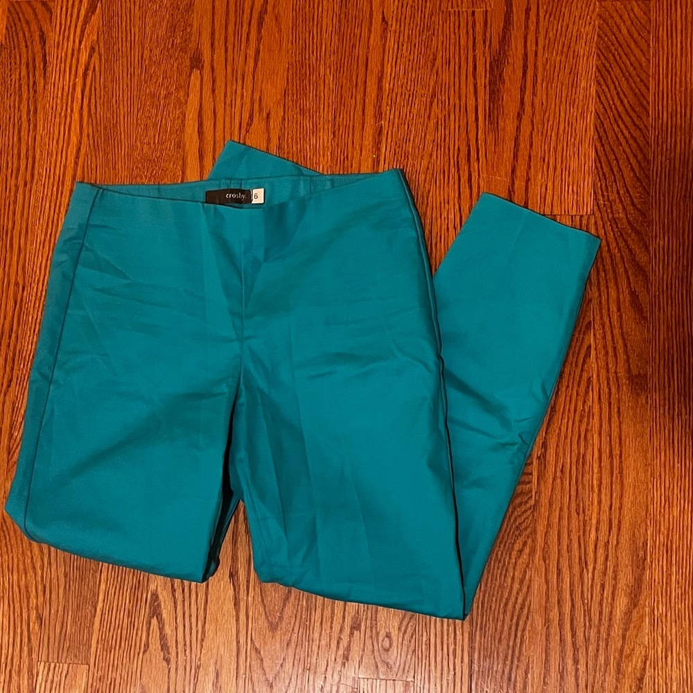 Crosby Turquoise Size 6 work pants